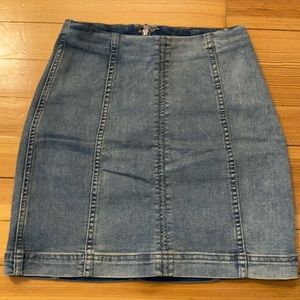 Free People Denim Skirt
